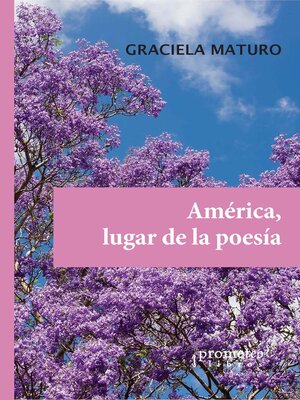cover image of América, lugar de la poesía